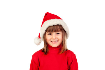 Happy child with Christmas hat