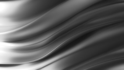 Beautiful background with drapery and folds of silk. 3D illustra