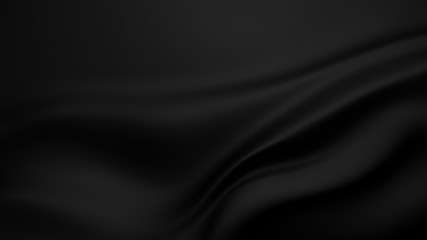 Beautiful background with drapery and folds of silk. 3D illustra