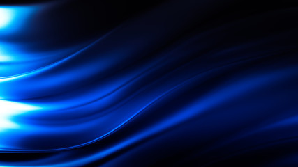 Beautiful background with drapery and folds of silk. 3D illustra