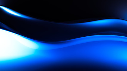 Beautiful background with drapery and folds of silk. 3D illustra