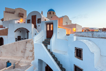 White houses greek town
