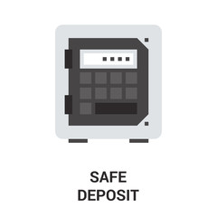 safe deposit icon concept