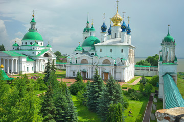 Fototapeta na wymiar Summer landscape in Rostov Veliky.