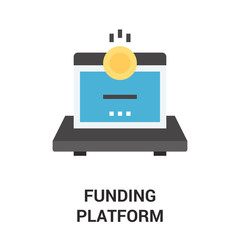 funding platform icon concept