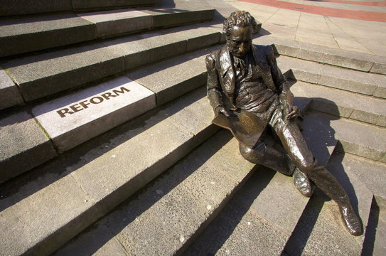 Statue of Thomas Attwood, Chamberlain Square, Birmingham, West Midlands