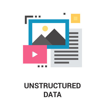 Unstructured Data Icon