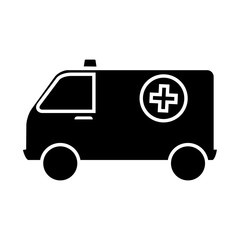 ambulance emergency vehicle icon vector illustration design