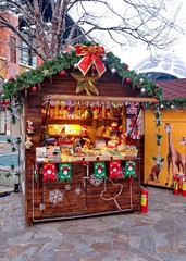 gift shop at Christmas