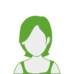 businesswoman character avatar icon vector illustration design
