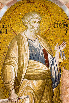 Saint Peter with the Keys of Heaven.