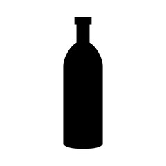 wine bottle isolated icon vector illustration design