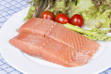 fresh salmon fish

