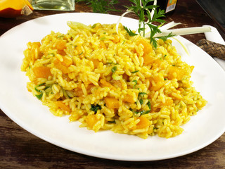 Curryreis mit Gemüse