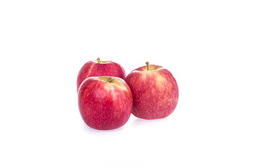 Red apple isolated on white background

