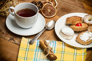 Té con galletas