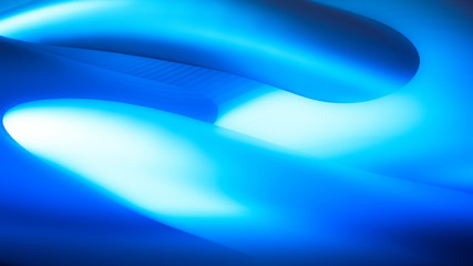 The beautiful azure, smooth three-dimensional background with sh