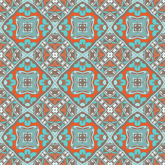 seamless geometric ornamental pattern