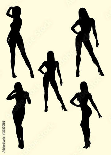 Download "Muscle women silhouette. Good use for symbol, logo, web ...