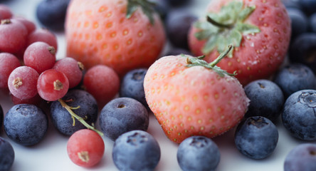 Fototapeta na wymiar Frozen berries