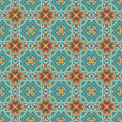 tiled geometric seamless pattern
