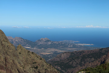 Mountain landscape, Corse, France.