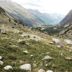 Valley views over switzerland