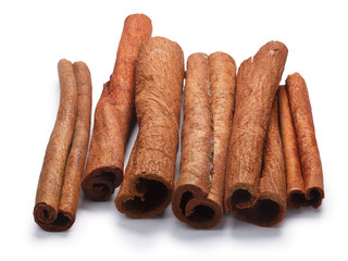 Pile of cinnamon sticks, paths