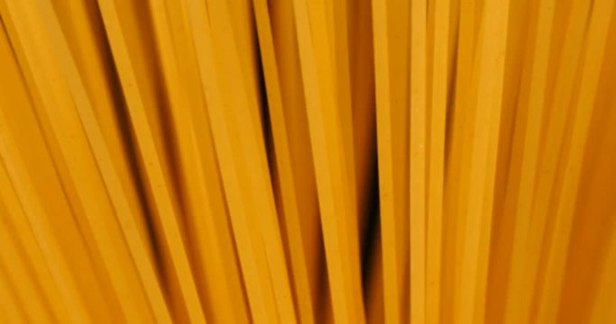 Close up of Spaghetti in rotation