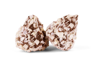 chocolate candy isolated on white background