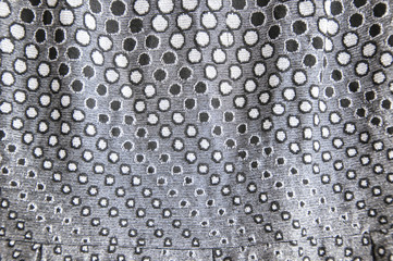 grey silver spotted textile background