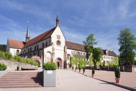 Bronnbach Cistercian monastery, Taubertal Valley, Romantic Road (Romantische Stravue), Baden Wurttemberg, Germany