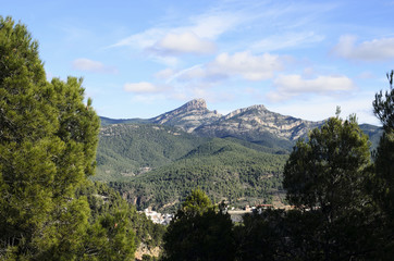 Fototapeta na wymiar Montañas de Peñagolosa, Castellón, España