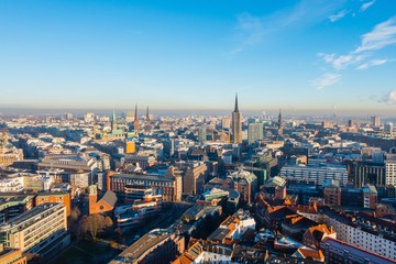 Fototapeta premium Skyline Hamburg