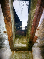 Underground military bunker from second world war