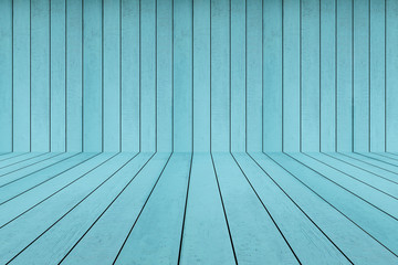 Abstract blue wooden backdrop