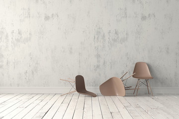 Modern plastic chair