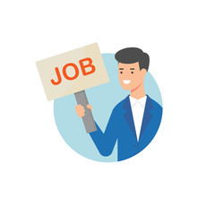 Job vacancy vector illustration