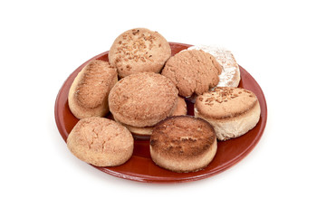 polvorones and mantecados, typical christmas confection in Spain