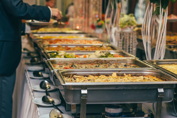 catering food wedding buffet