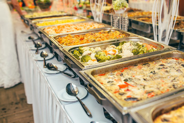 catering food wedding buffet