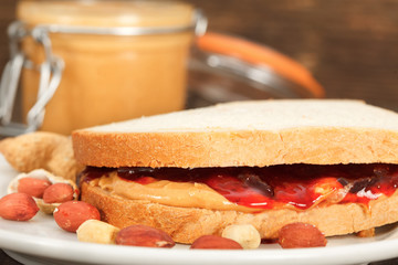 Peanut butter & jelly sandwich