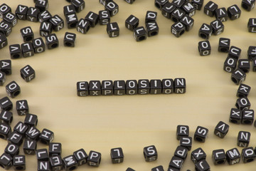 The concept of the word explosion
