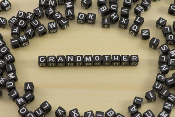 The concept of the words grandmother