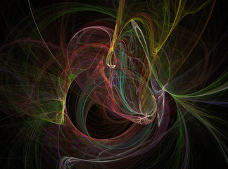 Naklejka premium Fractal. Abstract background element