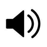  Icon Lautsprecher Audio ON Stockfotos und 