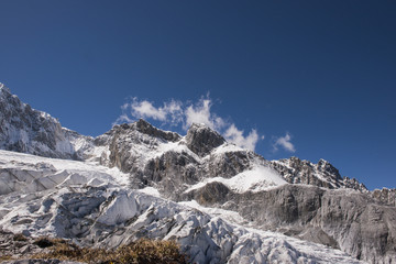 Jade Dragon Snow Mountain. Jade Dragon Snow Mountain is a mountain near Lijiang, in Yunnan province,China