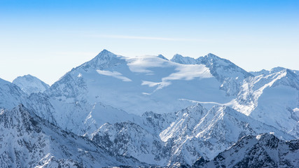 Österreichische Alpen im Stubaital - Winter