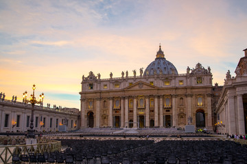 Vatican St. Peter's Basilica of the Vatican city State, Rome, Italy