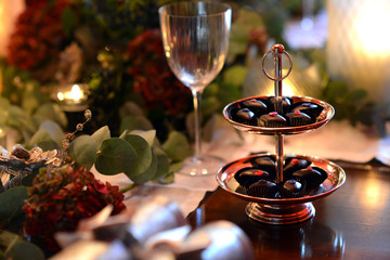 Christmas dining table